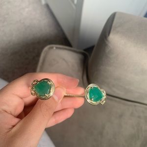 Gold plated Kendra Scott bangle